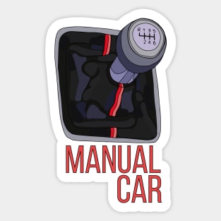 Manual Car Sticker